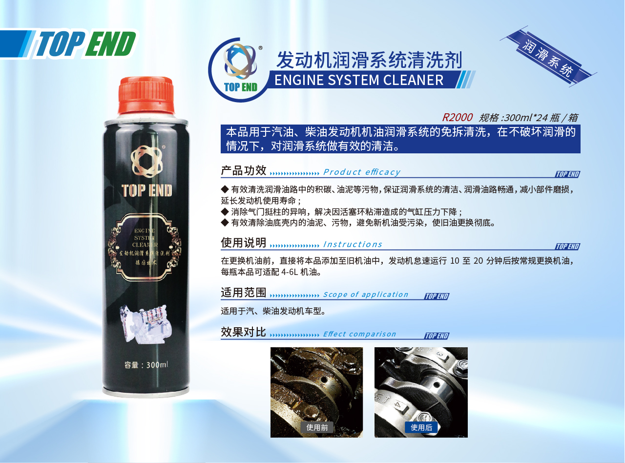 Top end【R2000發(fā)動(dòng)機潤滑系統清洗劑】(圖1)